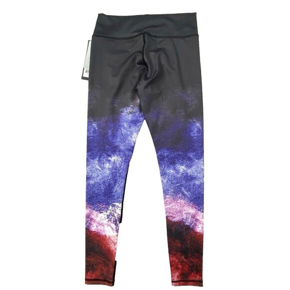 VIE ACTIVE Rockwell Skinny Athletic Workout Legging Pants Womens size S Ocean - Picture 2 of 8